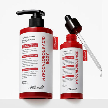 Hypochlorous Rice Duo Serum | Gentle Exfoliation & Hydrating Care for Clogged Pores & Rough Skin