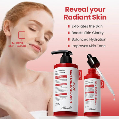 Hypochlorous Rice Duo Serum | Gentle Exfoliation & Hydrating Care for Clogged Pores & Rough Skin