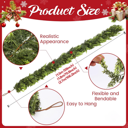 Christmas Wreath with Free LED Light Strip1.0