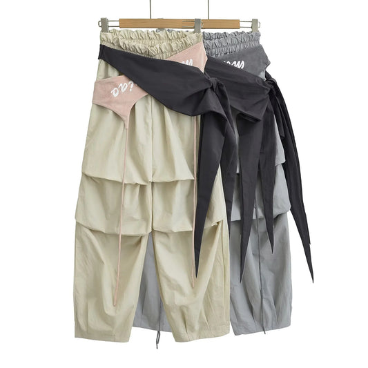 Colorful spicy girl work long pants